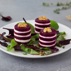 Randen-Ziegenkäse-Türmchen